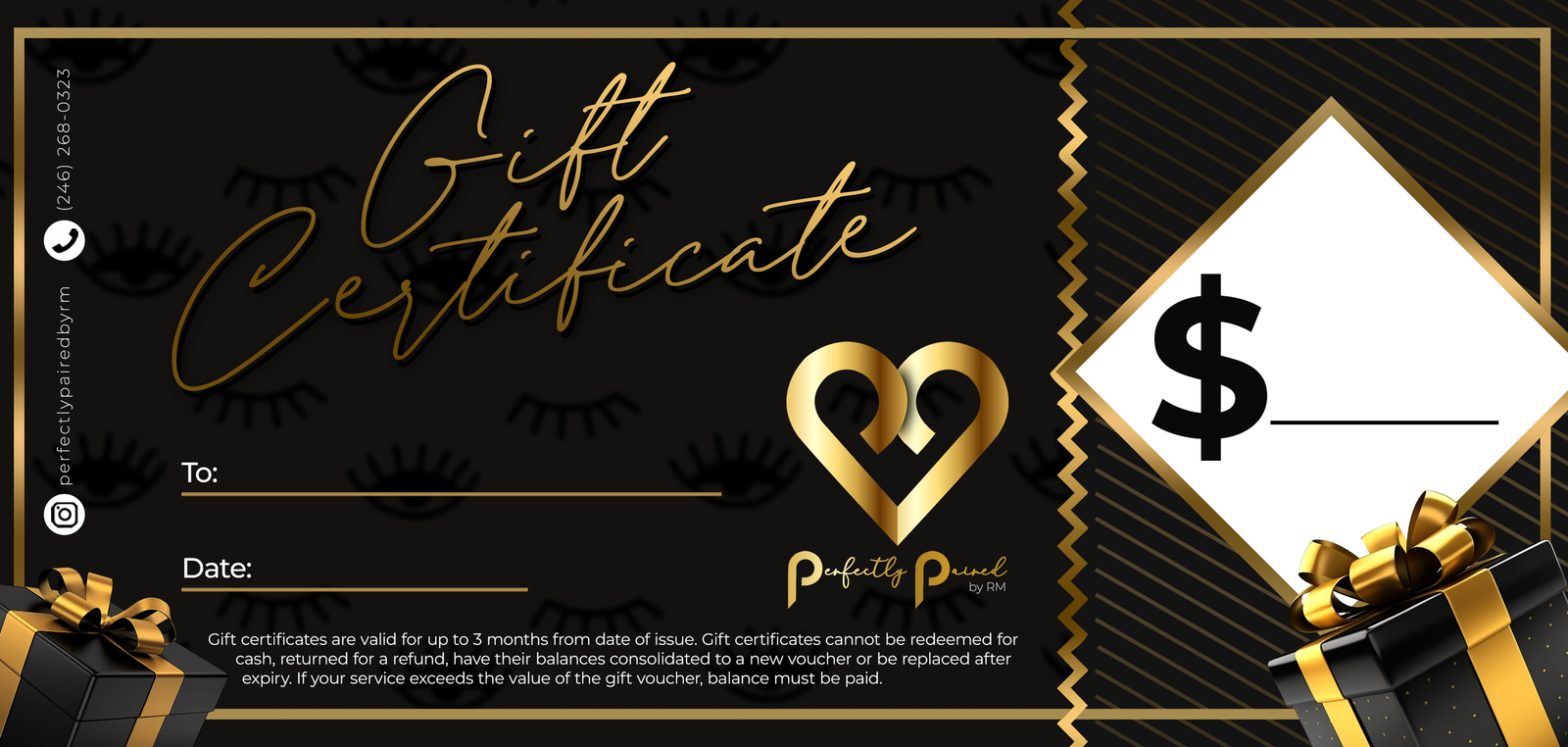 Perfectly Paired by RM Gift Certificate